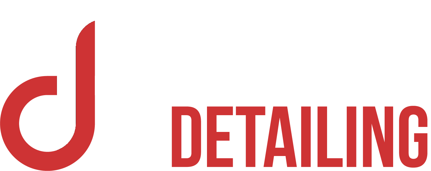 Pro Detailing logo (white, reversed)